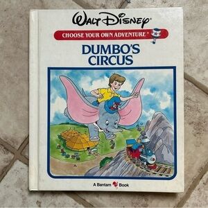 Walt Disney Choose Your Own Adventure Dumbo’s Circus 1985 Vintage Hardcover